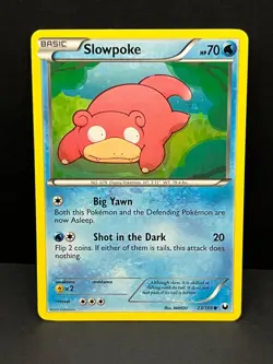 Slowpoke 23/108 Common Dark Explorers Pokemon Lightly Played - Image 1