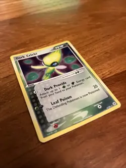 2004 Pokemon EX Hidden Legends Dark Celebi Holo 4/101 Ungraded - Image 3