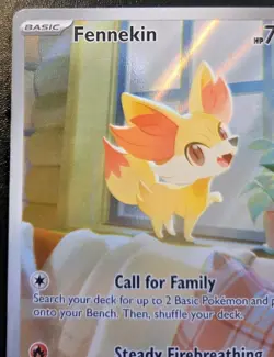 Fennekin 080 MEP Black Star Promo Mega Evolution: Chaos Rising Pokemon TCG - Image 2