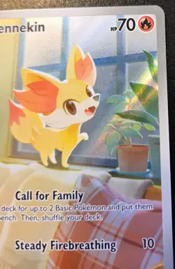 Fennekin 080 MEP Black Star Promo Mega Evolution: Chaos Rising Pokemon TCG - Image 3