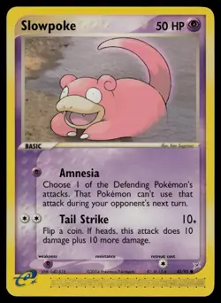 Slowpoke 45/95 Common Team Magma vs Team Aqua Pokemon Lightly Played - Image 1