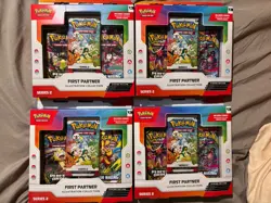 Sealed Pokemon First Partner Illustration Collection Series 2 LOT OF 4 INHAND - Image 1