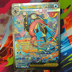 Mega Greninja EX 116/086 BREAKpoint Full Art Holo Ultra Rare Pokemon TCG Card - Image 1