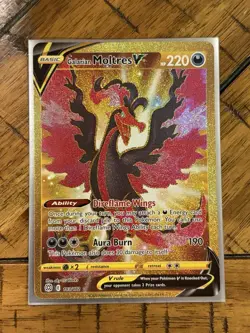 Pokemon TCG Brilliant Stars - Galarian Moltres V 183/172 - Secret Holo Rare - Image 1
