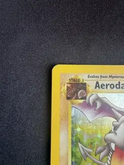 1st Edition Aerodactyl 1/62 PRERELEASE Fossil Holo 1999 Pokemon Card HP - Image 3