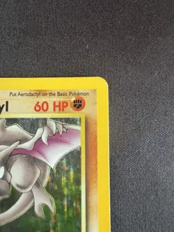 1st Edition Aerodactyl 1/62 PRERELEASE Fossil Holo 1999 Pokemon Card HP - Image 4