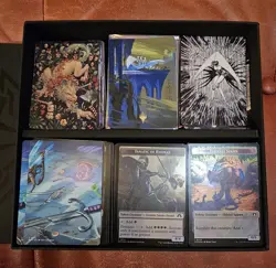 Magic the Gathering Art Series (100+) + Token Card (200+) Lot / Gold Stamped - Image 1