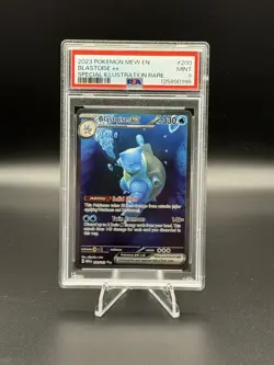 PSA 9 MINT 2023 Pokemon Blastoise ex 200/165 Special Illustration Rare - Image 1