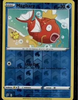 Magikarp Common SWSH02: Rebel Clash 039/192 Water Reverse Holo Pokemon Card - Image 1