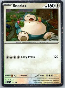 Snorlax - 122 SV: Scarlet & Violet Promo Cards Promo Holo -NM - Image 1