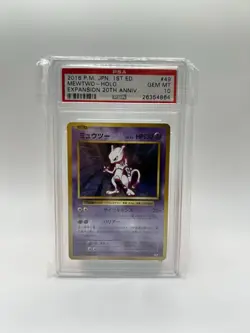 Pokemon XY Mewtwo Holo 20th Anniversary #49 Japanese 1st Edition PSA 10 GEM MINT - Image 1