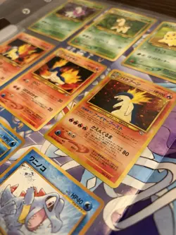 1999 Pokemon Japanese Neo Genesis Series 1 Promo 9-card Set Binder Complete - Image 5