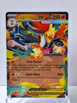 Mega Delphox ex - 008/084 - Double Rare - Pitch Black - NM/M - Pokemon Card - Image 1