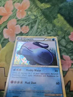 Quagsire - HGSS1: HeartGold SoulSilver (9/123) Holo Rare Pokemon Card NM - Image 4