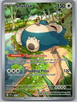 Snorlax 051 -SV: Scarlet & Violet Promo Cards Promo Holo NM - Image 1
