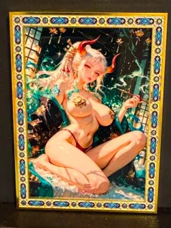 One Piece CCG Character YAMA YAMATO RS NO-003 Metal Card - Anime/Waifu - Image 1