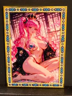 One Piece CCG Character PERONA RS-NO-001 Metal Card - Anime/Waifu - Image 1