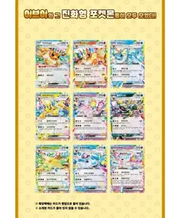 Pokemon Card Terastal Festa ex Eevee Deck Case Set Korean Ver. Sealed - Image 3