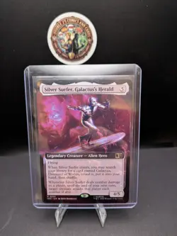 Marvel Super heroes MTG 2-card Lot Foil/Reg Quantum Entanglement/Silver Surfer - Image 3