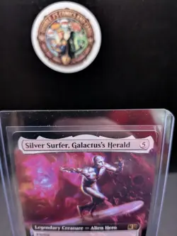 Marvel Super heroes MTG 2-card Lot Foil/Reg Quantum Entanglement/Silver Surfer - Image 4