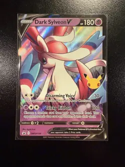 Dark Sylveon V SWSH134 SWSH: Sword & Shield Promo Cards Holo - Image 1