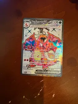Charizard ex 215/197 SV03: Obsidian Flames Holo near mint english pokemon card - Image 1