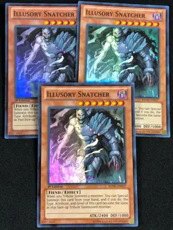 YUGIOH ILLUSORY SNATCHER REDU-EN037 1ST SUPER X3 (NM) - Image 1