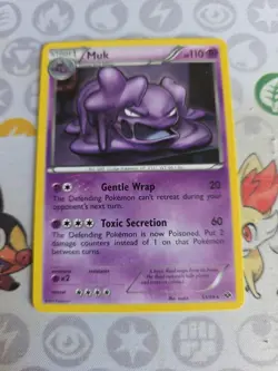 Pokemon 2012 Light Play Muk Next Destinies Rare 53/99 Card - Image 1