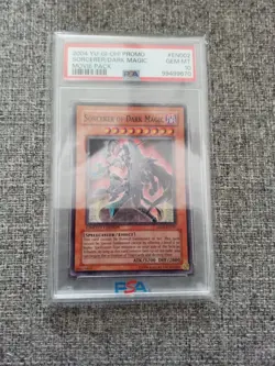 💎 PSA 10 - MOV-EN002 - Sorcerer Of Dark Magic - Yu-Gi-Oh! 2004 Movie Promo 💎 - Image 1
