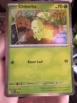 Pokemon TCG Chikorita Cosmos Holo 2-Card Lot 069, 008/217 - Image 3