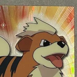 Topps Chrome Pokemon 58 Growlithe Pokemon Card Rare Stamped - Image 3