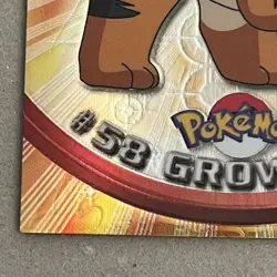 Topps Chrome Pokemon 58 Growlithe Pokemon Card Rare Stamped - Image 4
