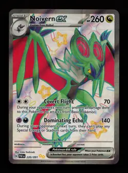 Noivern ex 220/091 Holo Shiny Ultra Rare Paldean Fates Pokemon Cards - Image 1