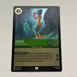 Heihei 86/204 Disney Lorcana Fabled Uncommon Cold Foil Card NM - Image 1