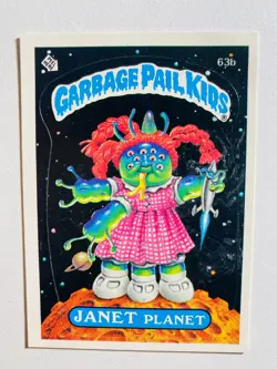 1985 TOPPS GARBAGE PAIL KIDS SOFT BOILED SAM #58B EX-MT CARD - Image 1