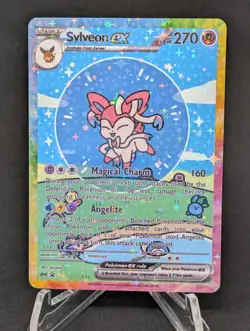 BUBBLE SYLVEON EX POKEMON CARD * FAN ART * MEW FRIENDS Paldean 232/091 - Image 1