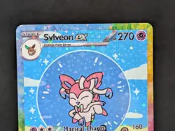 BUBBLE SYLVEON EX POKEMON CARD * FAN ART * MEW FRIENDS Paldean 232/091 - Image 2