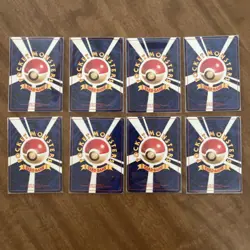 8 Vintage Japanese Pokemon Card Lot Base Fossil Jungle Rocket Gym Or Neo Sets - Image 2