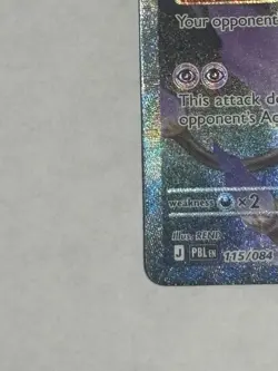 Mega Chandelure Ex Pitch Black Sir Pokemon Card English Mind 115/084 - Image 4
