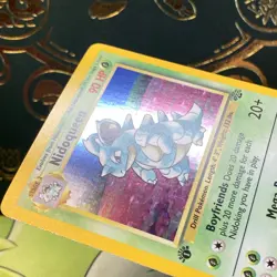 Pokemon TCG 1st Edition Nidoqueen Jungle Holo Card 7/64 LP + NM - - Image 5