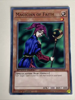Yugioh - Magician of Faith x 3 - 1st Edition NM - Plus Free Holographic Card - F - Image 3