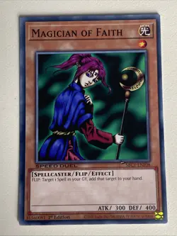 Yugioh - Magician of Faith x 3 - 1st Edition NM - Plus Free Holographic Card - F - Image 4