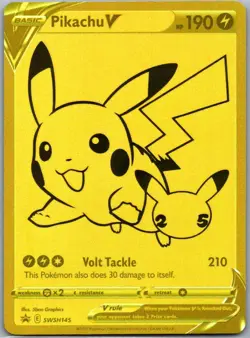 Pikachu V - SWSH145 SWSH: Sword & Shield Promo Cards Promo Holo -NM - Image 1