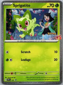 Sprigatito 191 SV: Scarlet & Violet Promo Cards Promo -NM - Image 1