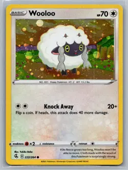 Wooloo - (Cosmos Holo) Miscellaneous Cards & Products 222/264 2018 NM - Image 1
