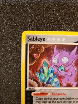 Pokemon TCG Sableye Crystal Guardians 10/100 Holo Rare Card 2006 NEAR MINT - Image 2