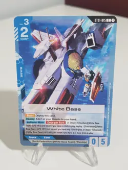 White Base ST01-015 Common Starter Deck 01: Heroic Beginnings NM Gundam Card Gam - Image 1