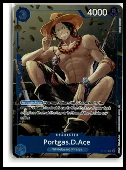 One Piece Promotion Cards #P-074 Portgas.D.Ace (Tin Pack Set Vol. 2) - Image 1