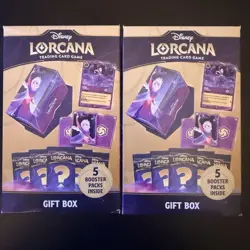 Disney Lorcana Elsa Gift Box - 5 Packs + Elsa Promo - Set 9 Fabled First Chapter - Image 1