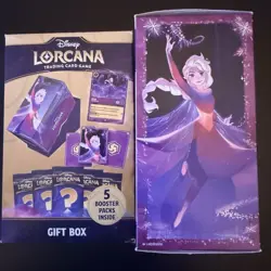 Disney Lorcana Elsa Gift Box - 5 Packs + Elsa Promo - Set 9 Fabled First Chapter - Image 2
